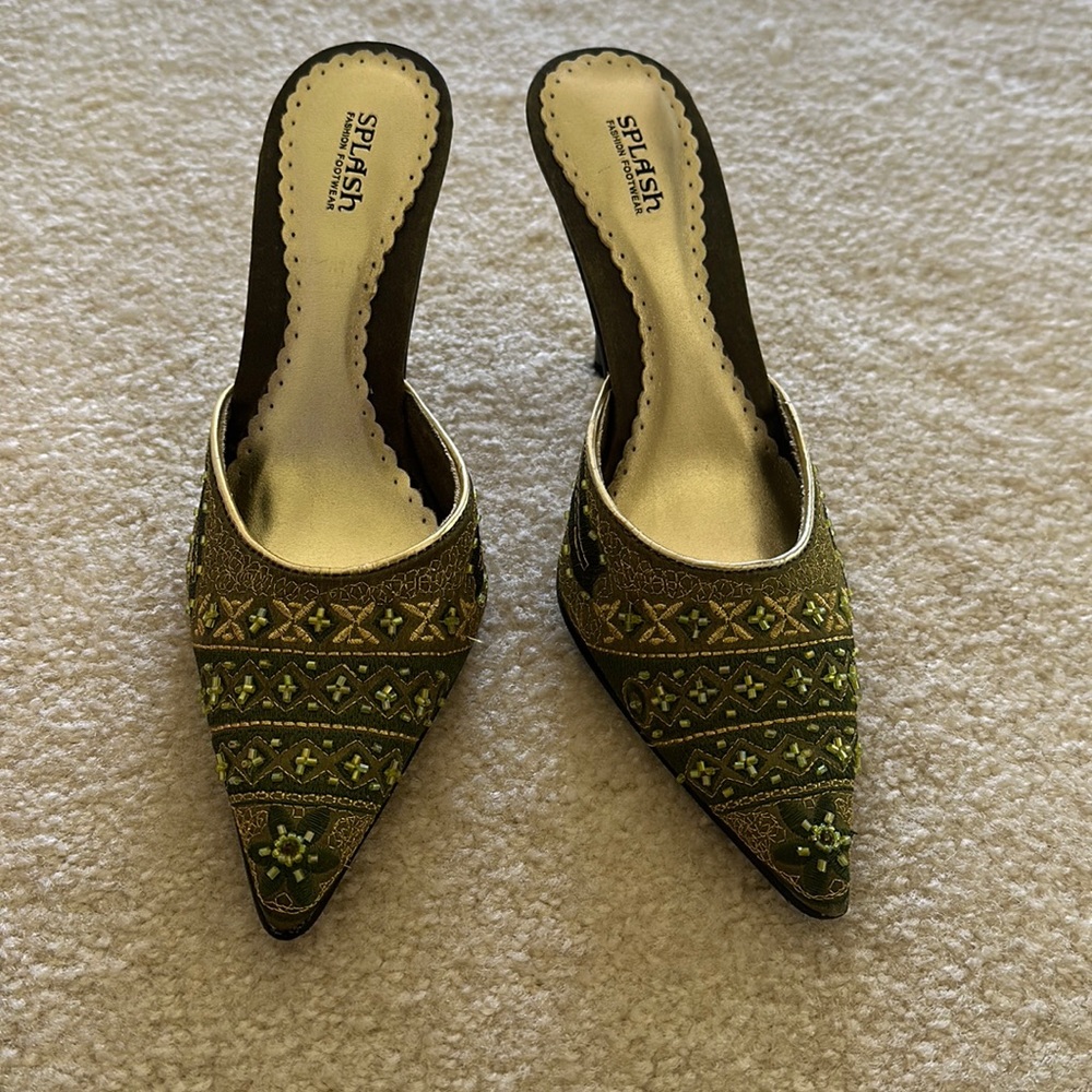 Green heels